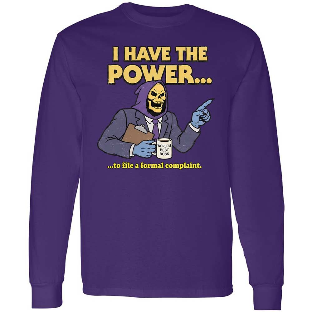 Long Sleeve T-Shirt - 5HAV4SR5 - Purple - 9