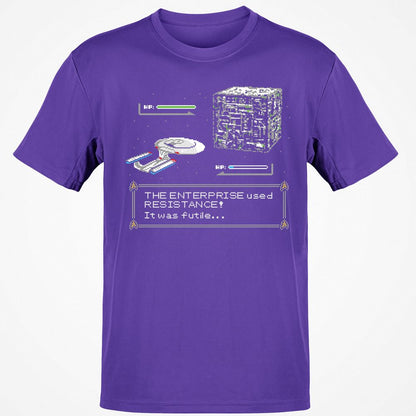 Classic Unisex T-Shirt - QQRNMKHZ - Purple - 9