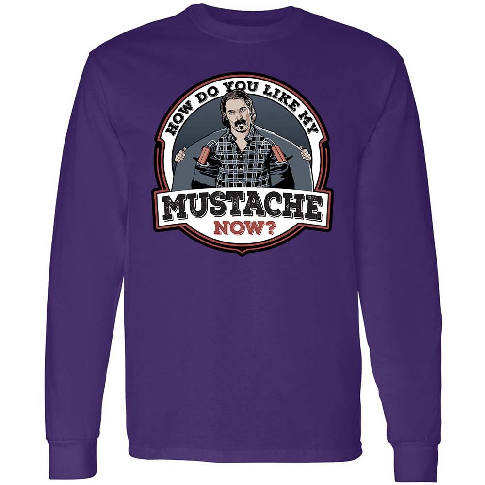 Long Sleeve T-Shirt - CS3XJPJY - Purple - 9