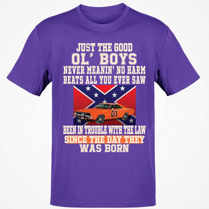 Classic Unisex T-Shirt - Z4KZF5YM - Purple - 9