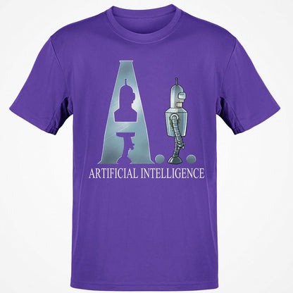 Classic Unisex T-Shirt - N124MVDD - Purple - 9