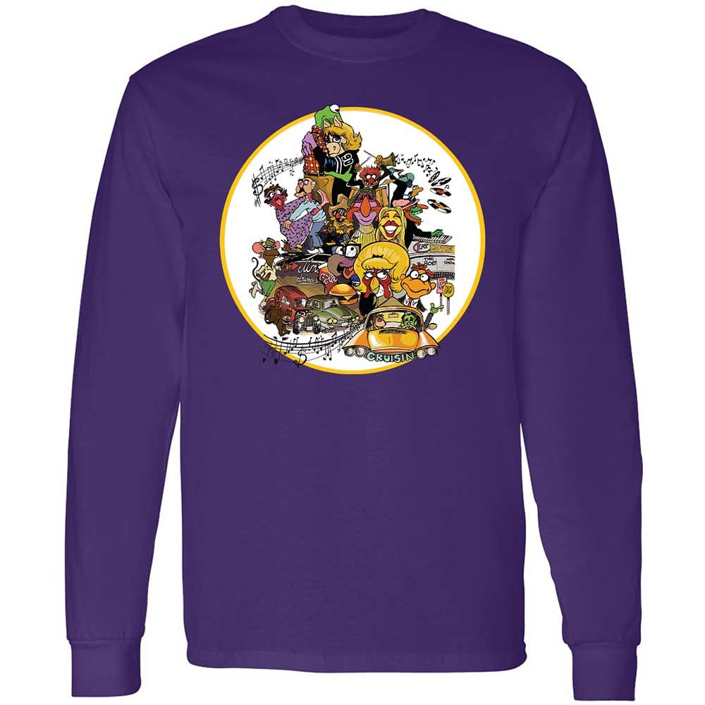 Muppet Graffiti - Purple - 9