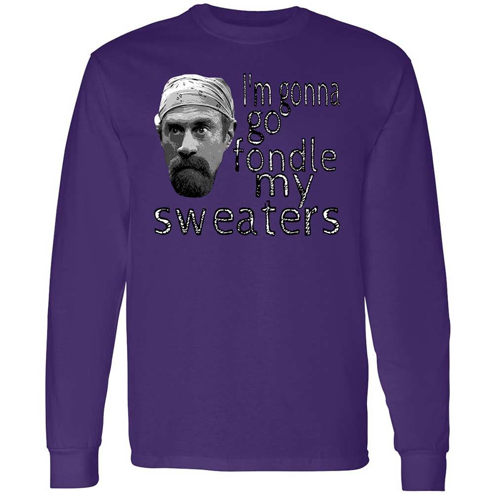 Fondle my sweaters - Purple - 9