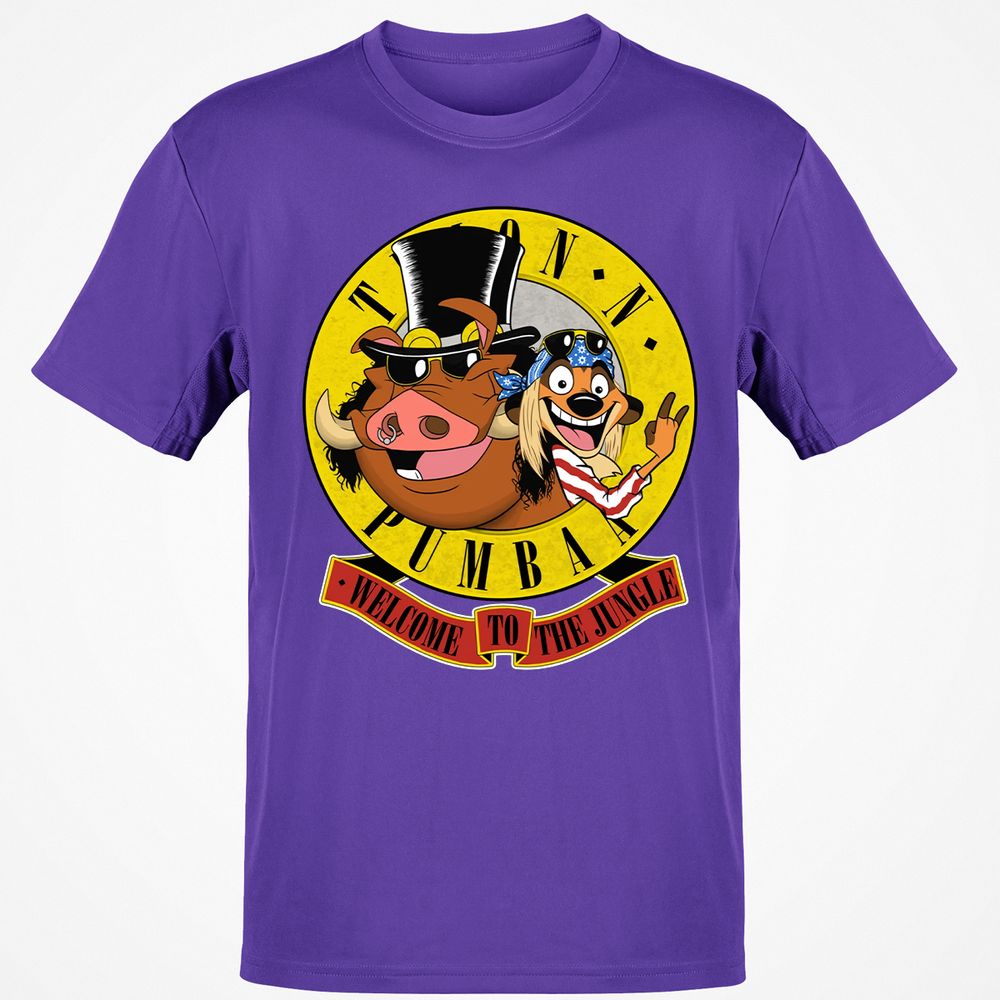 Classic Unisex T-Shirt - Black - Purple - 9