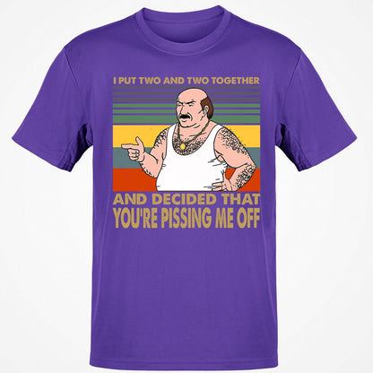 Classic Unisex T-Shirt - VLXLFSZQ - Purple - 9