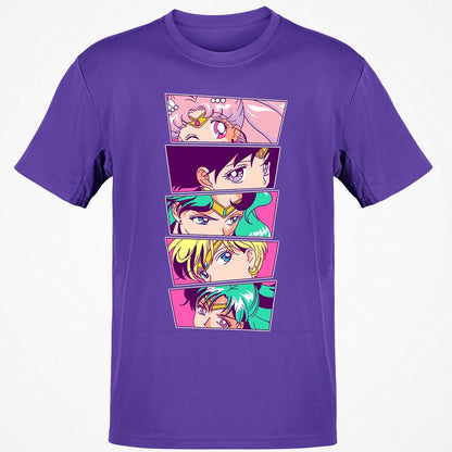 Classic Unisex T-Shirt - Q2AMUS9J - Purple - 9