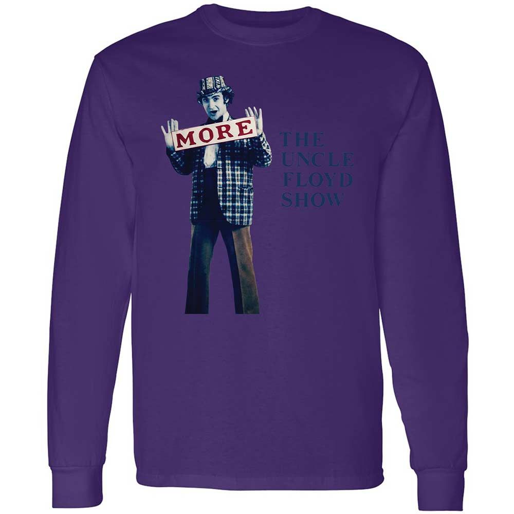 Long Sleeve T-Shirt - Y99SUHXW - Purple - 9