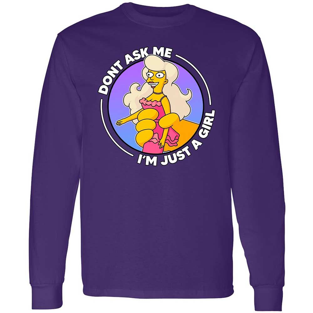 Don't Ask Me I'm Just A Girl - Purple - 9
