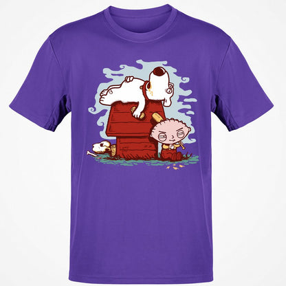 Classic Unisex T-Shirt - YR9XRKVS - Purple - 9