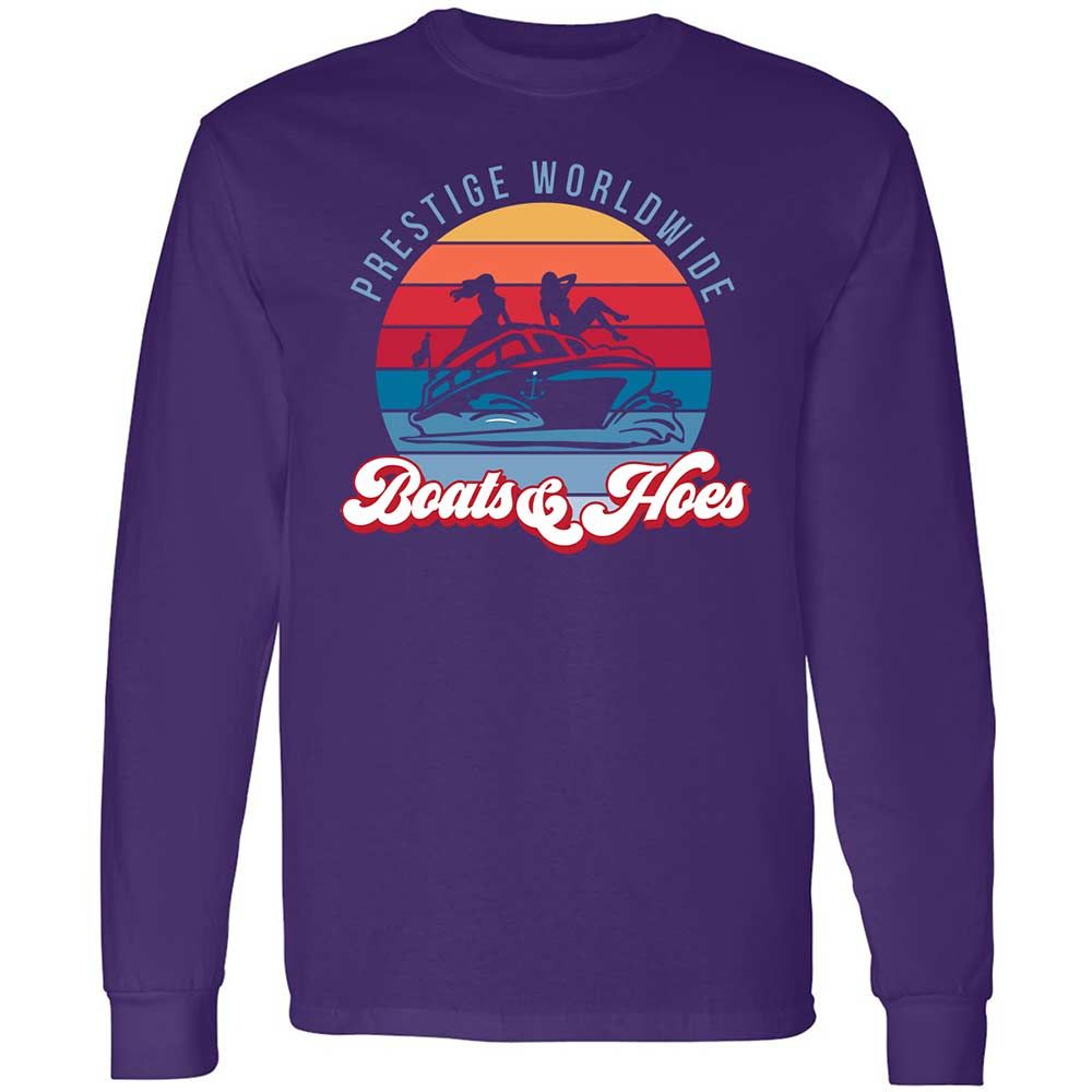 Long Sleeve T-Shirt - WB9CF64B - Purple - 9