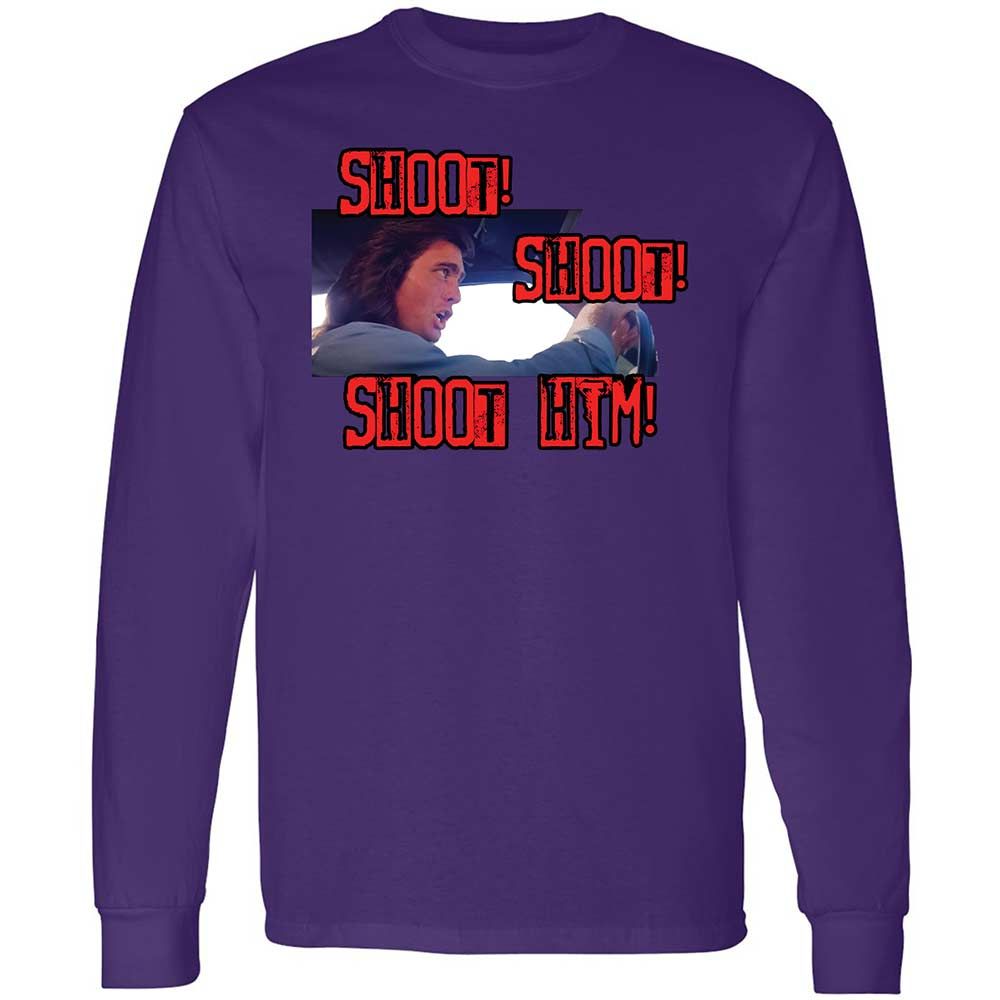 Long Sleeve T-Shirt - R9EH1UFH - Purple - 9