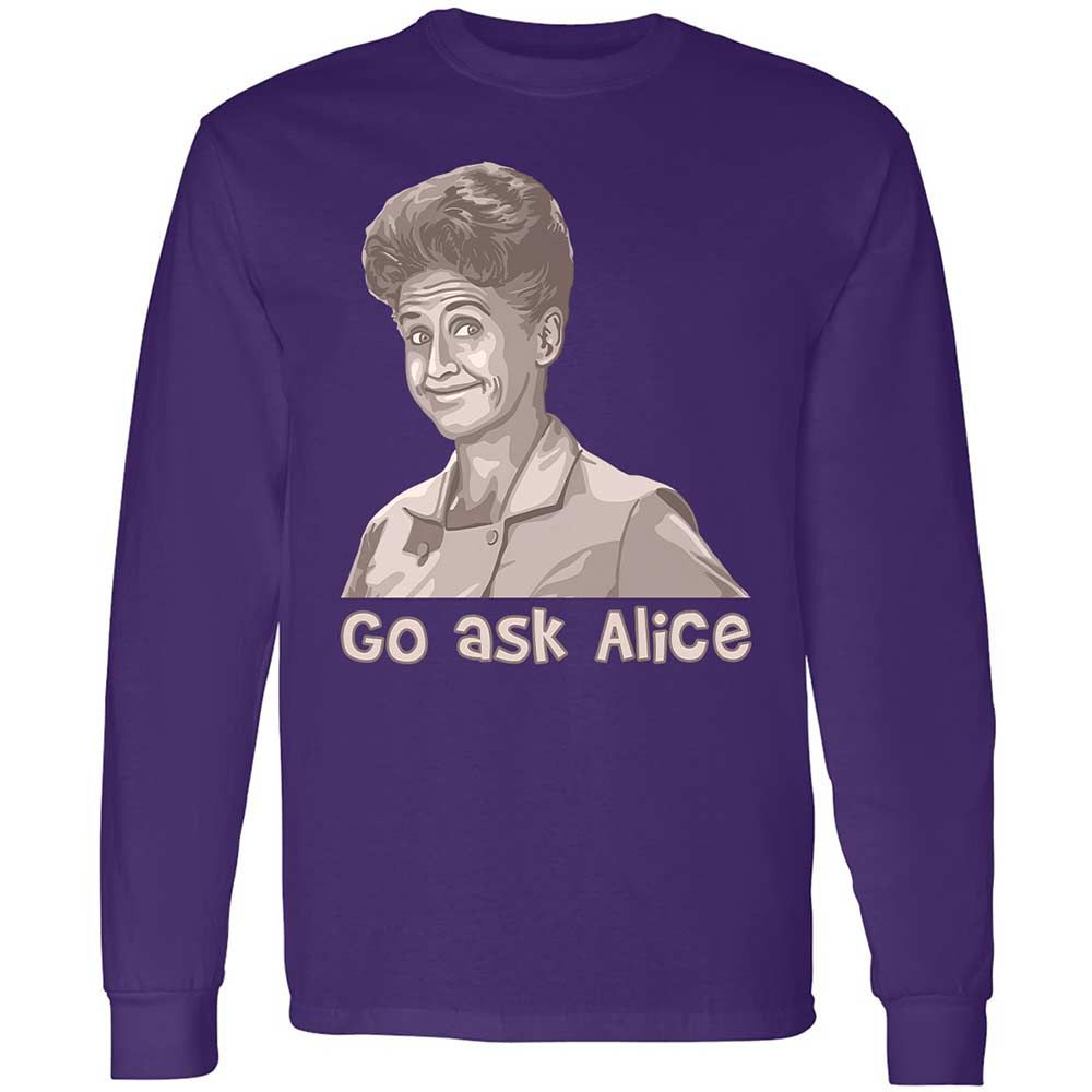 Long Sleeve T-Shirt - AZ11N9A8 - Purple - 9