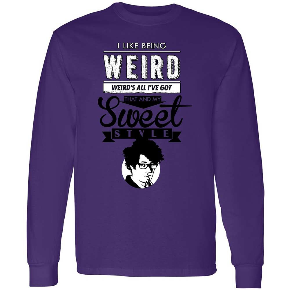 Long Sleeve T-Shirt - J9HD98Y3 - Purple - 9