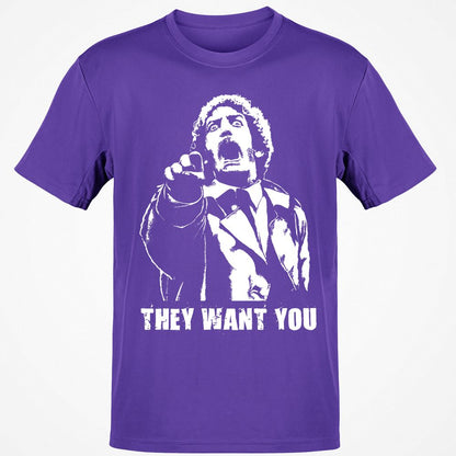 Classic Unisex T-Shirt - DE7MANX4 - Purple - 9
