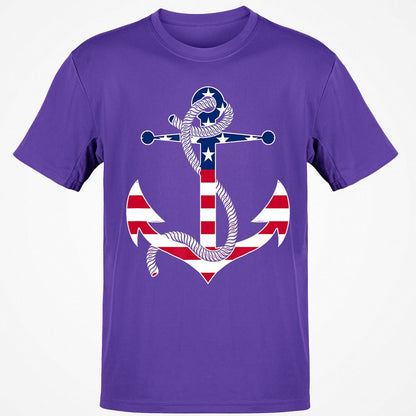 Classic Unisex T-Shirt - DV1LVWXX - Purple - 9