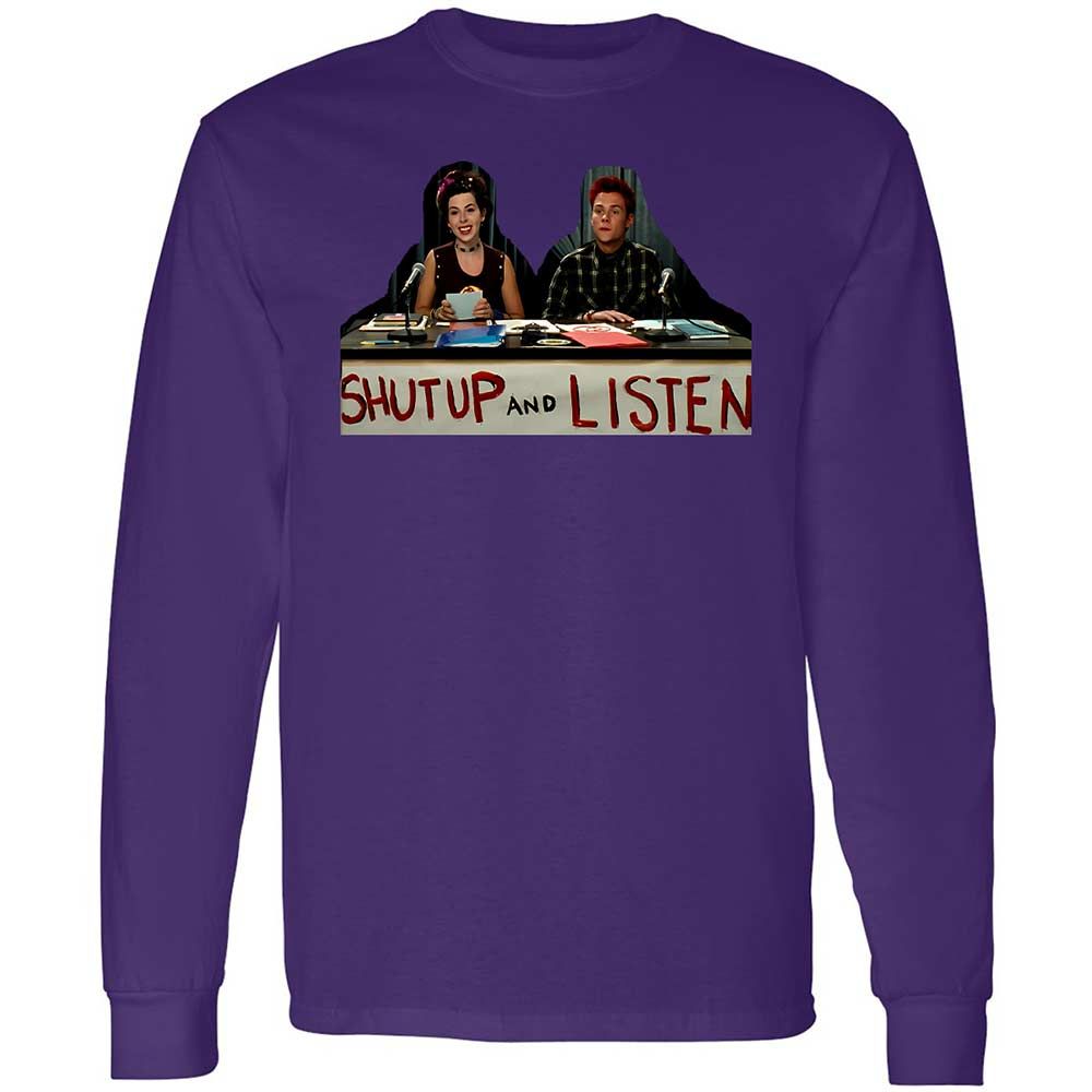 Long Sleeve T-Shirt - X1C5QY8Z - Purple - 9