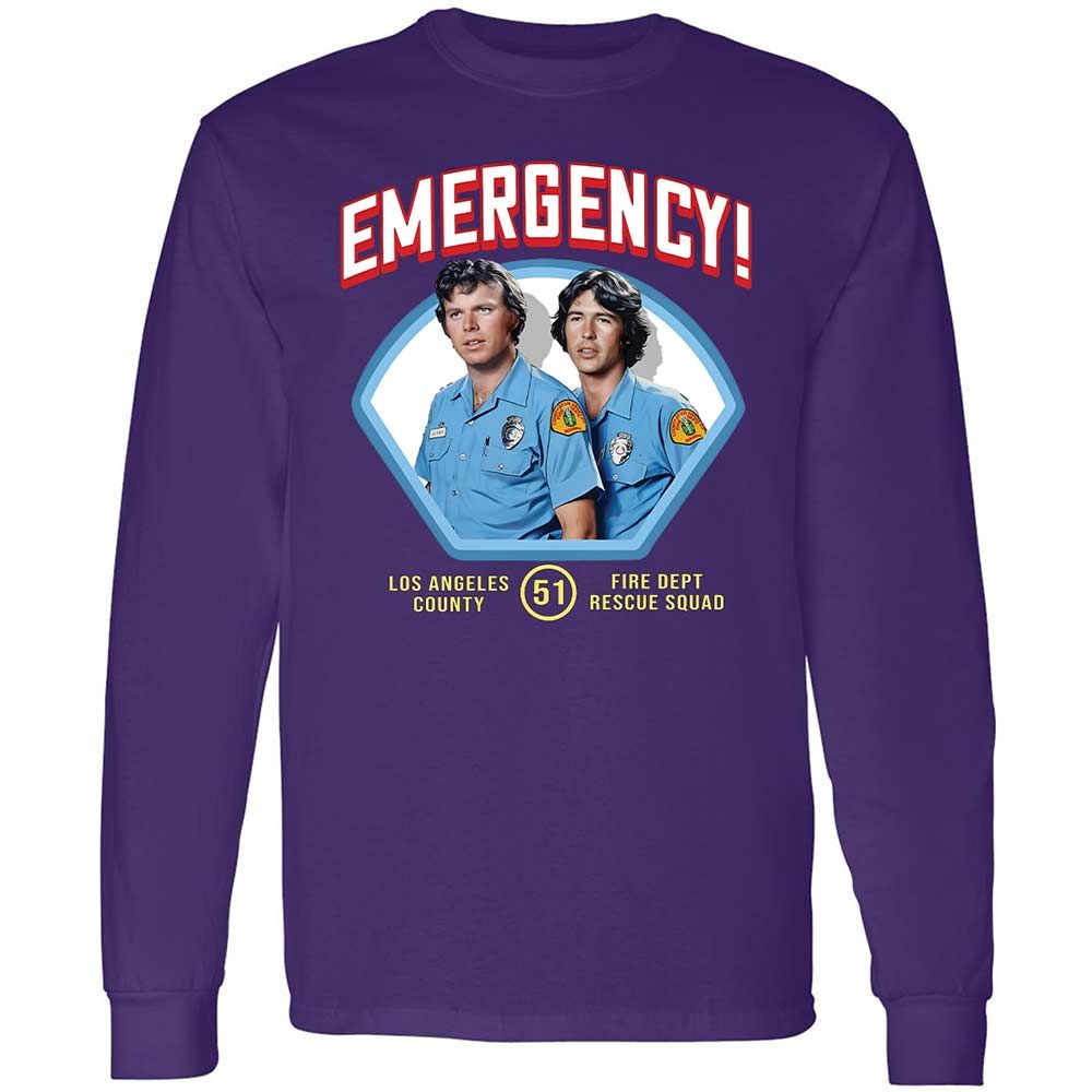 Long Sleeve T-Shirt - X9MZ3CXL - Purple - 9