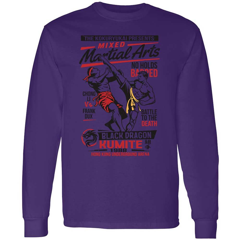 Long Sleeve T-Shirt - 8EVVDK17 - Purple - 9