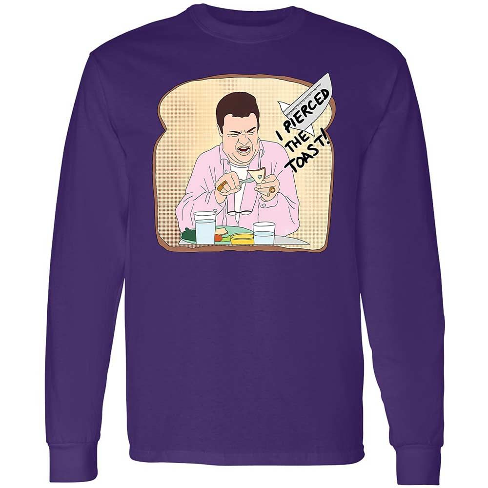Long Sleeve T-Shirt - ZWZNQVXF - Purple - 9
