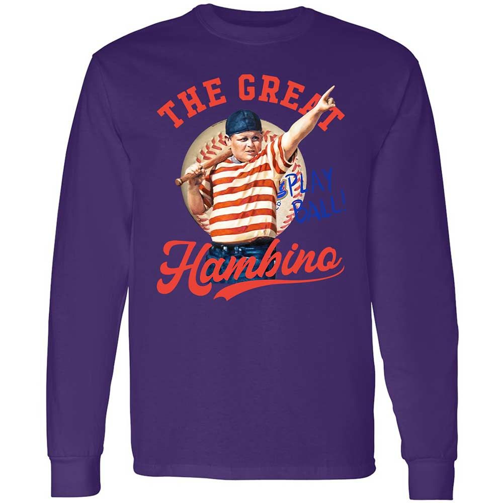 Long Sleeve T-Shirt - D3F4JRMQ - Purple - 9
