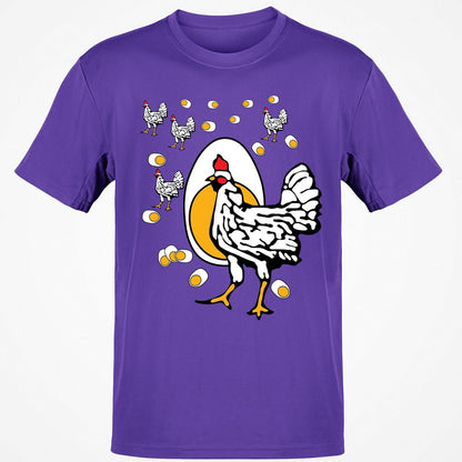 Classic Unisex T-Shirt - KKYHFJCA - Purple - 9