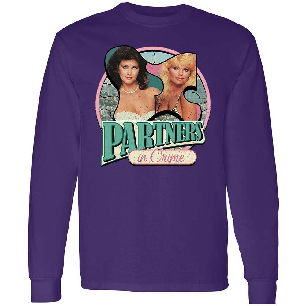Long Sleeve T-Shirt - C1F7FWRV - Purple - 9
