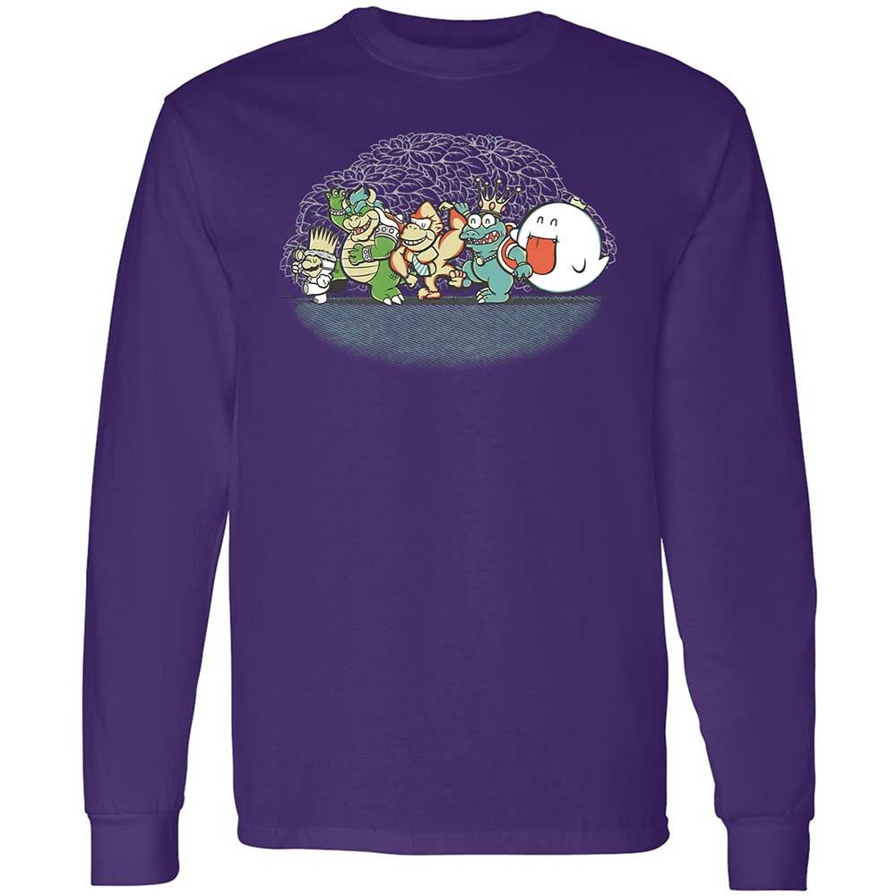 Long Sleeve T-Shirt - V8Y8TXDP - Purple - 9