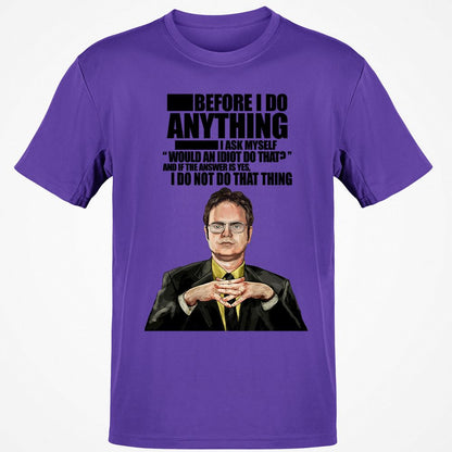 Classic Unisex T-Shirt - V2S5LW9W - Purple - 9