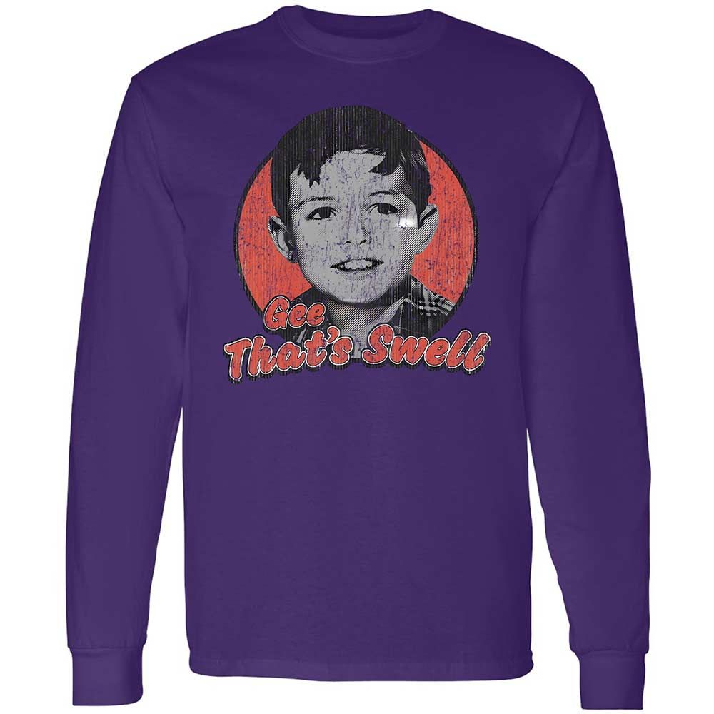 Long Sleeve T-Shirt - 5R5BAMBN - Purple - 9