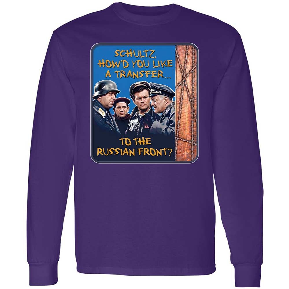 Long Sleeve T-Shirt - ZGD2YC6M - Purple - 9