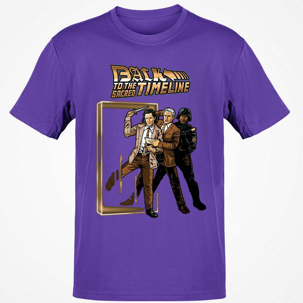 Classic Unisex T-Shirt - E8TER8J7 - Purple - 9