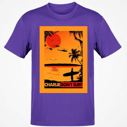 Classic Unisex T-Shirt - 7BA1UEPZ - Purple - 9