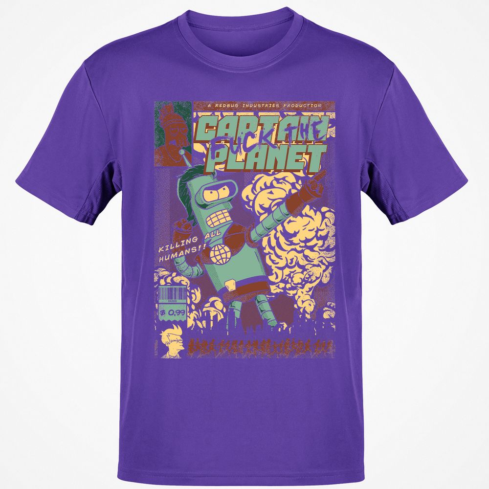 Classic Unisex T-Shirt - R523ELQK - Purple - 9