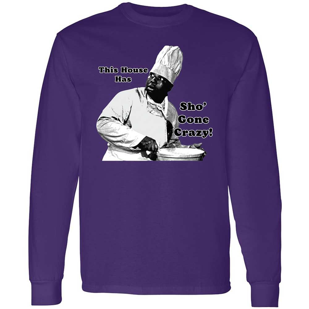 Long Sleeve T-Shirt - 3RYLM9Y8 - Purple - 9