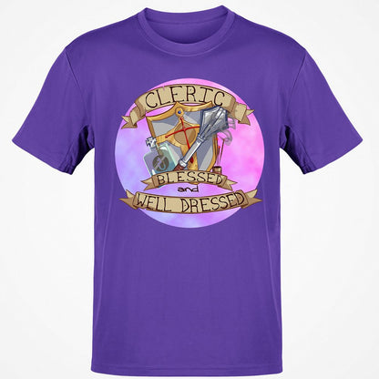 Classic Unisex T-Shirt - UMQFUKD7 - Purple - 9
