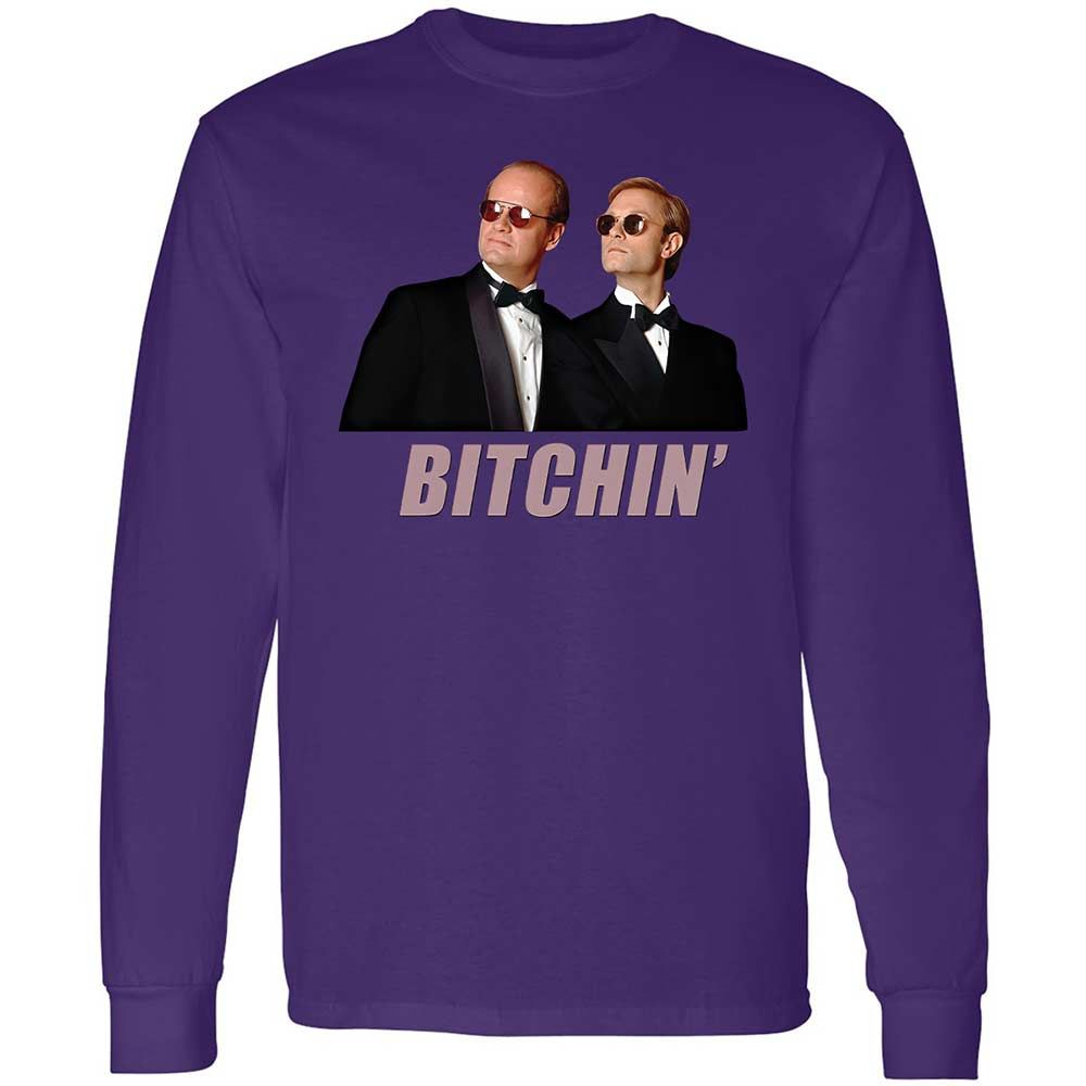 Long Sleeve T-Shirt - CZV5RZL4 - Purple - 9