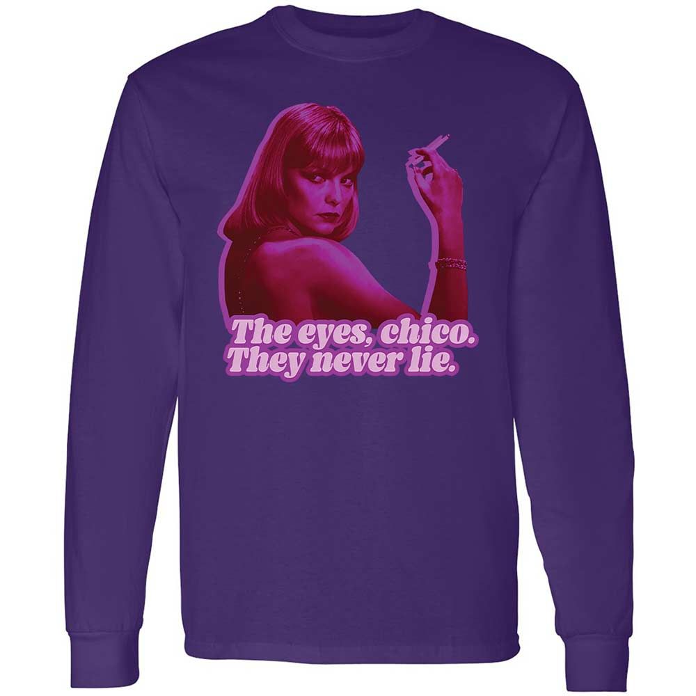Long Sleeve T-Shirt - KZ3UFQFC - Purple - 9