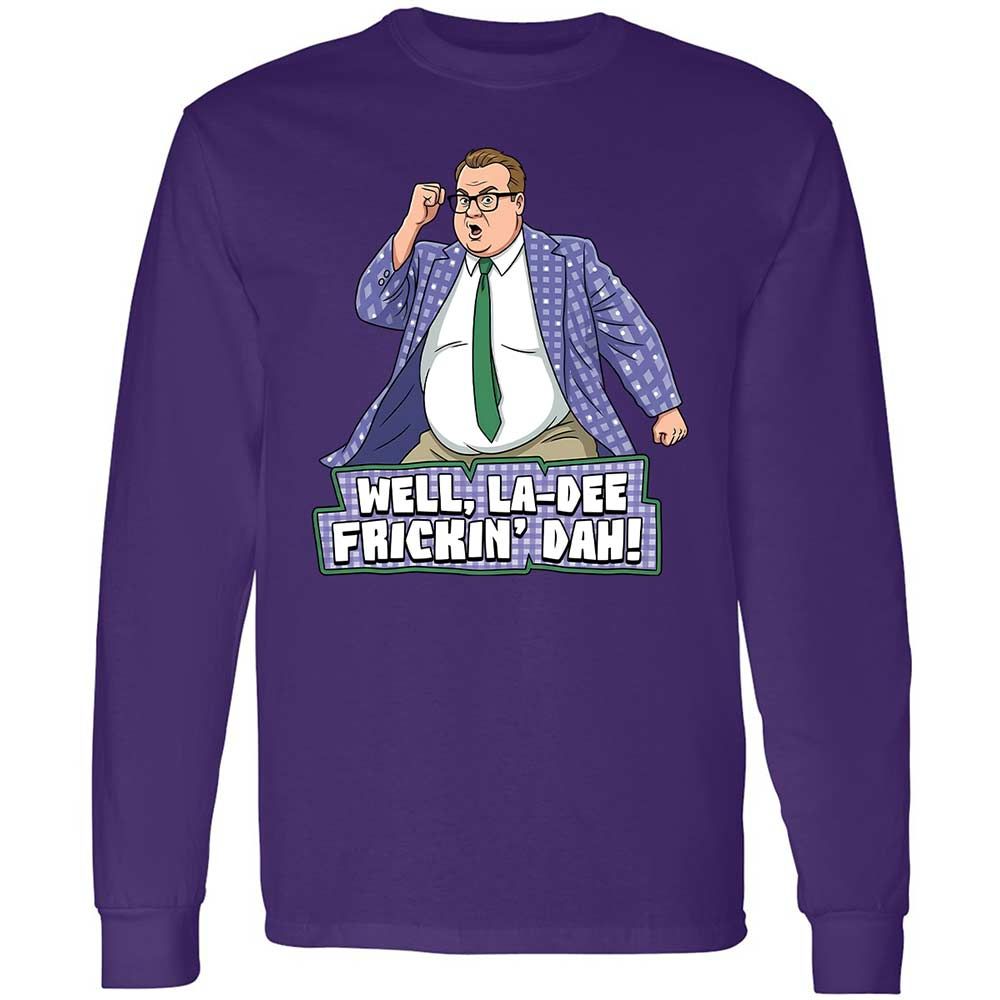 Long Sleeve T-Shirt - C3PPFGQN - Purple - 9