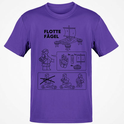Classic Unisex T-Shirt - BKJJWWKX - Purple - 9