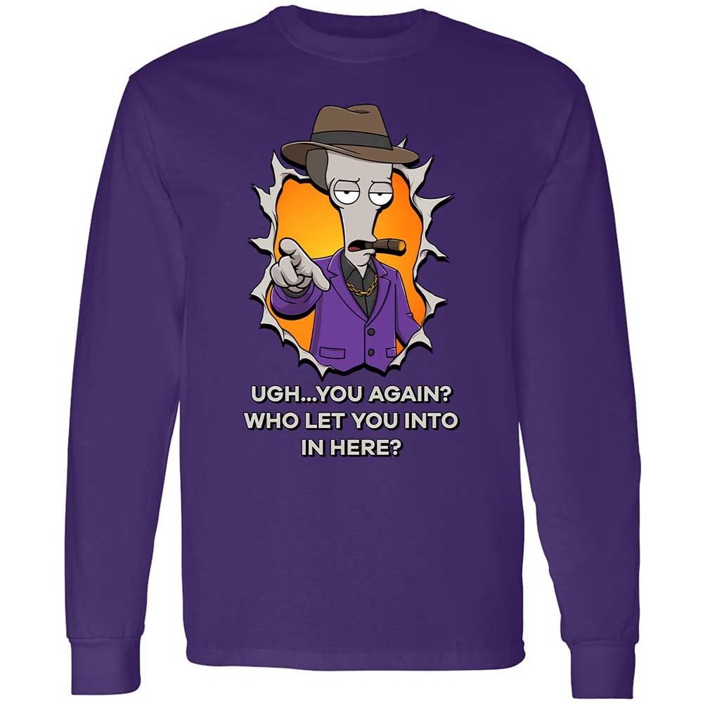 Long Sleeve T-Shirt - UZNMZX6A - Purple - 9