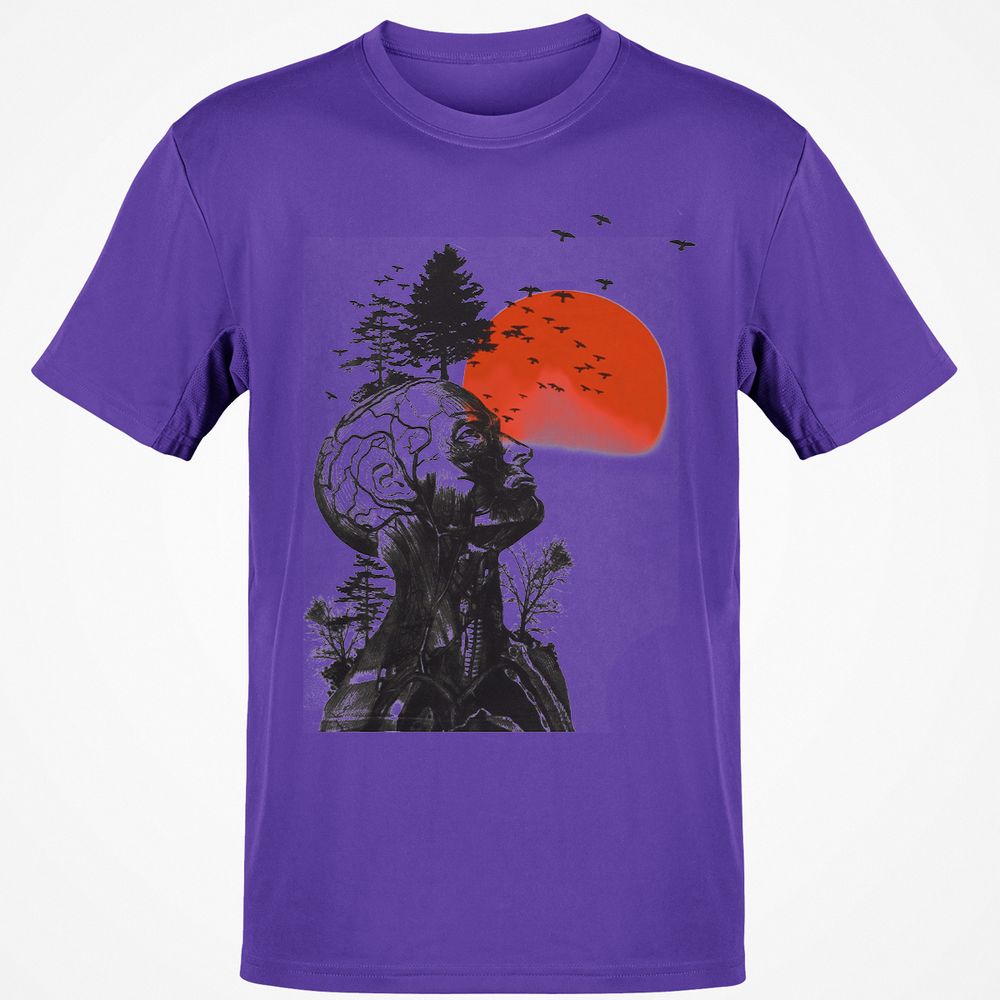 Classic Unisex T-Shirt - WZW1C5GD - Purple - 9