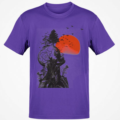 Classic Unisex T-Shirt - WZW1C5GD - Purple - 9