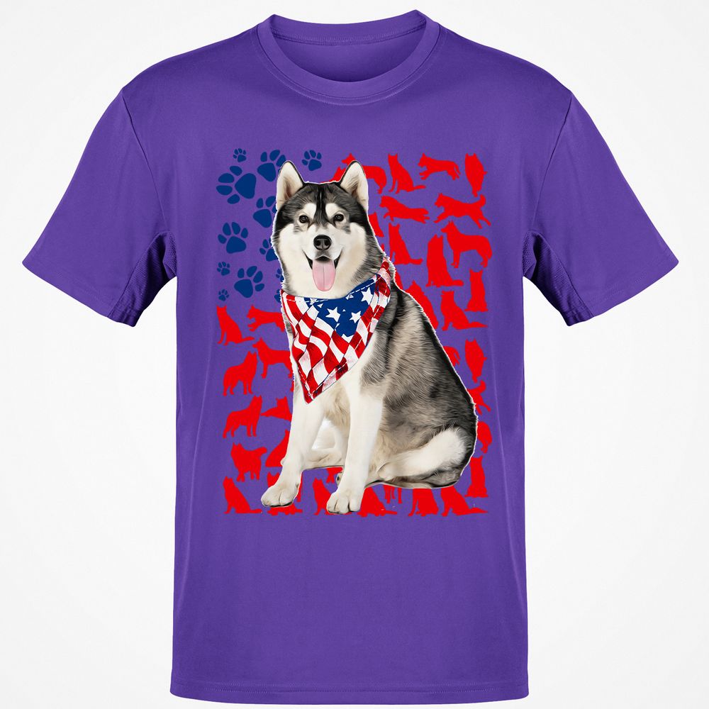 Classic Unisex T-Shirt - L12NK77Y - Purple - 9