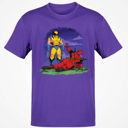 Classic Unisex T-Shirt - FDCQYXAU - Purple - 9