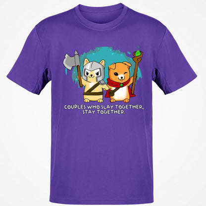 Classic Unisex T-Shirt - R2YV8DSW - Purple - 9