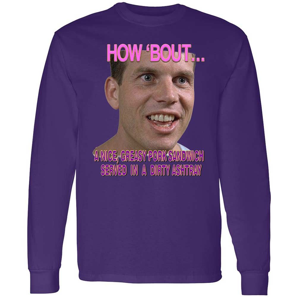 Long Sleeve T-Shirt - BVR694Q7 - Purple - 9