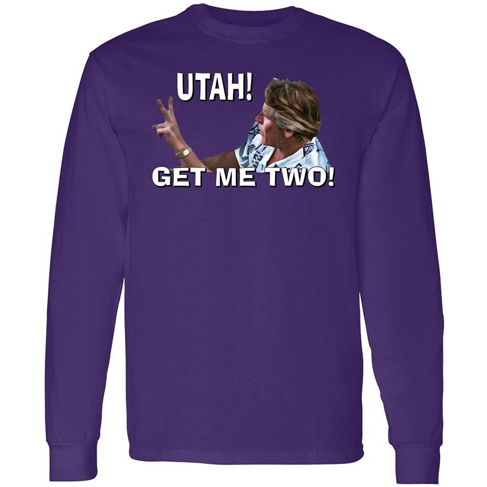 Long Sleeve T-Shirt - H69C3CDQ - Purple - 9