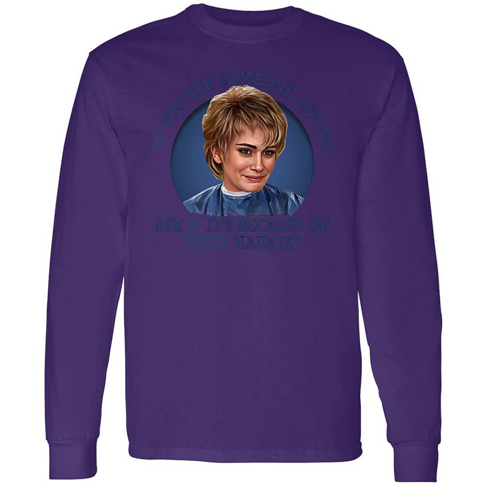 Long Sleeve T-Shirt - LB1TMPKZ - Purple - 9