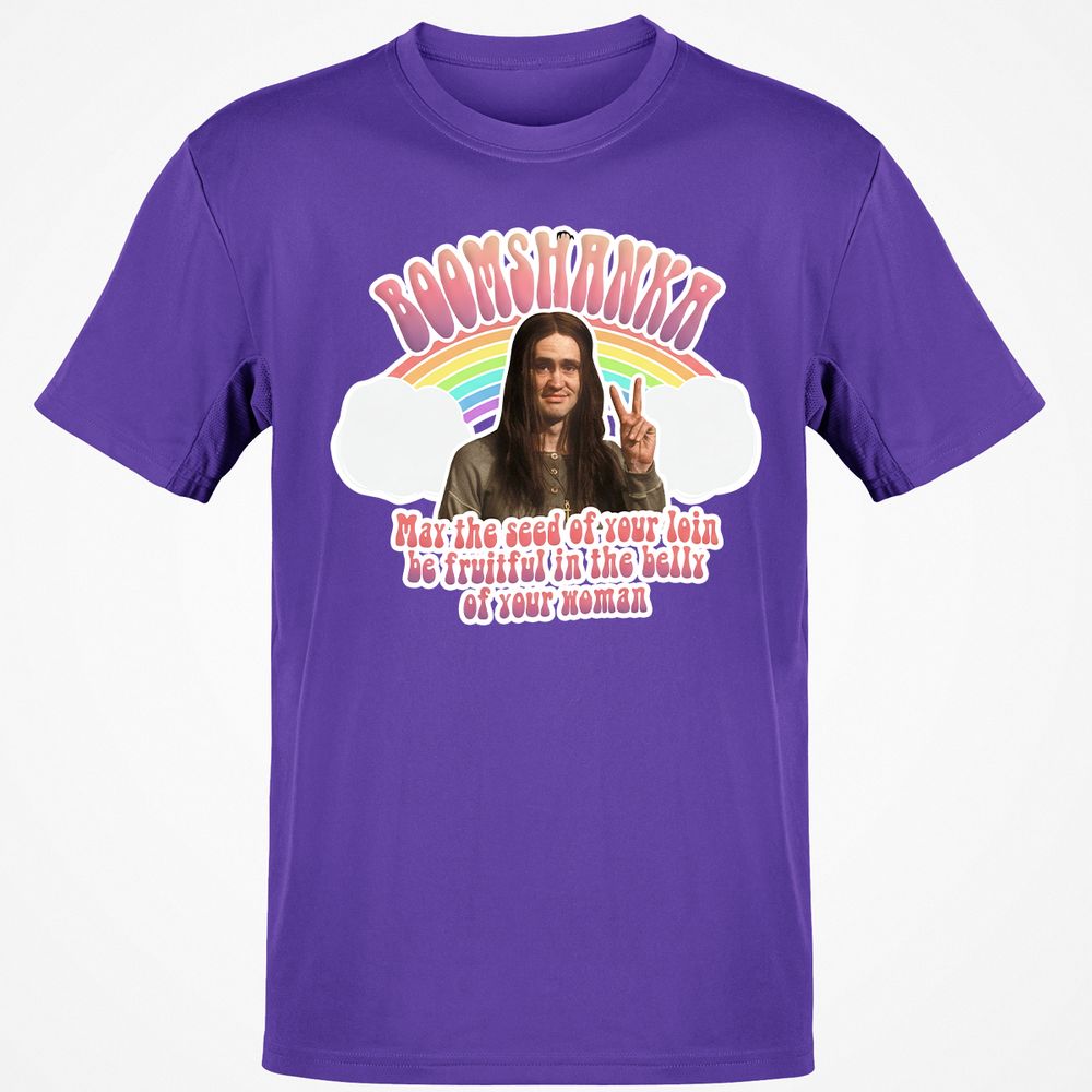 Classic Unisex T-Shirt - WKT4XHWF - Purple - 9