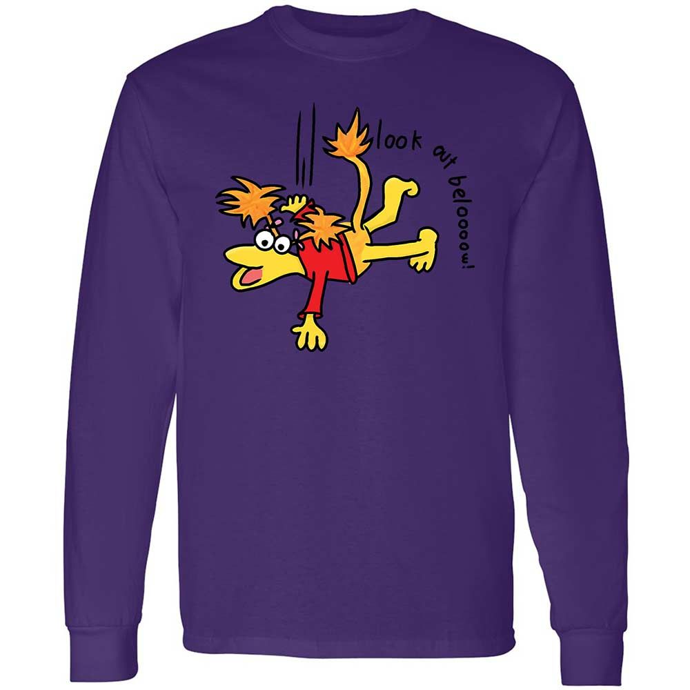 Long Sleeve T-Shirt - 3PC8X2QA - Purple - 9